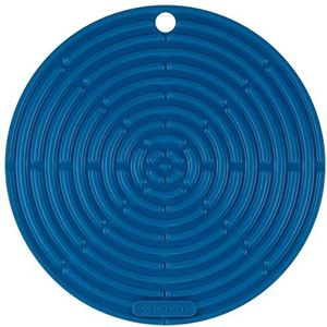 Le Creuset Pannenkoek/onderzetter, siliconen, rond, ø 20 cm, Marseilleblauw, 93000230312200