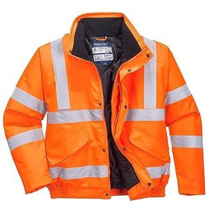 Portwest RT32 Winterjas, waterdicht, reflecterend, hoge zichtbaarheid, oranje, XL