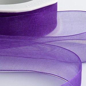 Italian Options Organza lint, 15 mm x 20 m, violet