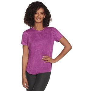 Skechers Godri Swift T-shirt voor dames, Paars/roze spaken