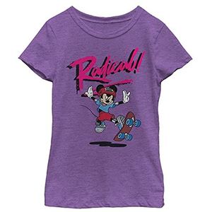 Disney Mickey Radical Shredding Girls T-shirt, paars, XS, Paars.