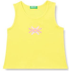 United Colors of Benetton T-shirt voor meisjes, geel 35r, 1 jaar, Geel 35r