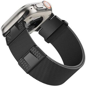 Milanese armband, compatibel met Apple Watch Ultra 2 49 mm, 45 mm, 44 mm, 42 mm, magnetische roestvrijstalen armband voor Apple Watch Ultra 2, Ultra, Series 9/8/7/6/5/4/3