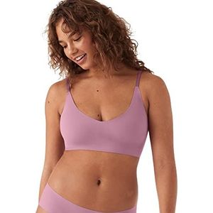 True & Co True Body driehoekige beha met afneembare bandjes voor dames, Dusky-orchidee