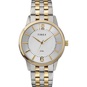 Timex Classics Herenhorloge van roestvrij staal, 40 mm, Tweekleurig, Jurk horloge