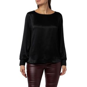 s.Oliver BLACK LABEL Blouse met lange mouwen dames blouse met lange mouwen, zwart.