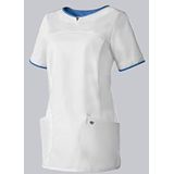 BP 1700-485-2106 Instaptas voor dames, moderne snit, 50% katoen, 50% polyester, wit/azuurblauw, maat XS