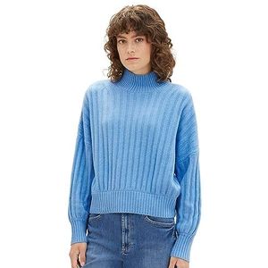 TOM TAILOR 1040018 damessweater, 12391 - Lichtblauwe mix