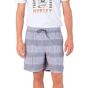 Hurley M Phntm Naturals Volley Bermuda voor heren, 45 cm, zwart.