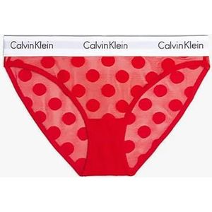 Calvin Klein Bikini 130F bikinibroekje voor dames, Rood