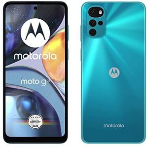 Motorola Moto G22 Smartphone (6,5 inch HD+ display, 50 MP camera, 4 GB/64 GB, 5000 mAh, Android 12), ijsbergblauw