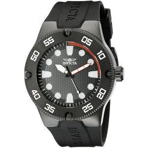 Invicta Pro Diver 18026 Herenhorloge, 52 mm, zwart, 52, horloge, zwart., Horloge