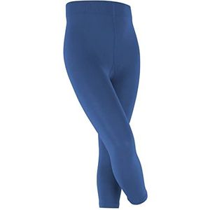 FALKE Cotton Touch ondoorzichtig, dun, effen, 1 paar leggings, uniseks, kinderen (1 stuk), Blauw (Azure 6197)