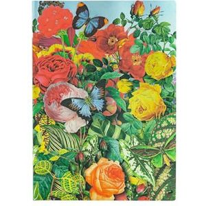 Butterfly Garden Midi Lined Softcover Flexi dagboek (240 pagina's)