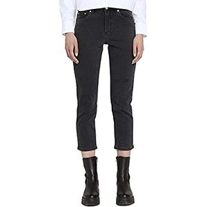TOM TAILOR Kate Straight Jeans voor dames, 10240 Black Denim