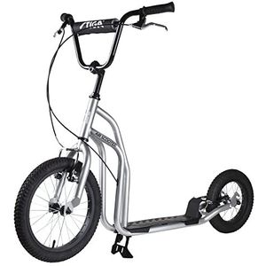 Stiga Sports Air Scooter 16 Inch Autoped Step Zilver