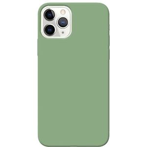 Fresnour Suitable for iPhone 11 Pro 5.8-inch Case, Bumper Cover, Transparent Scratch Resistant Back (Matcha Green)