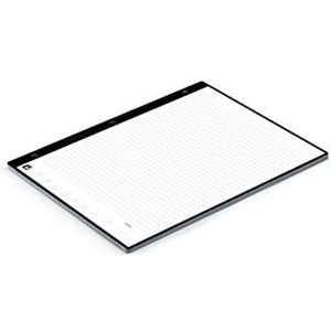 ROCKETBOOK Smart Filler Paper Extension herbruikbaar grafisch papier (21,6 x 27,9 cm) voor ordner - schrijven, scannen, wissen, hergebruik 10 dubbelzijdige losse vellen, FIL4-L-K-EP,