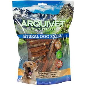 Arquivet Snacks Hond Zalmrepen met Bont - 1 kg (1 stuk)