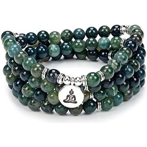 108 stuks gebedskettingen mala armband meditatie zen cadeau yoga cadeau met yoga symbool