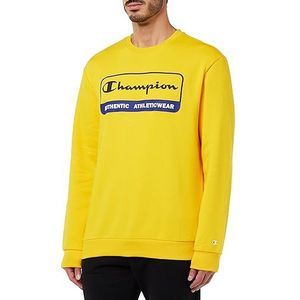 Champion Legacy Graphic Shop Authentic Powerblend Fleece Crewneck Sweatshirt voor heren, Goud