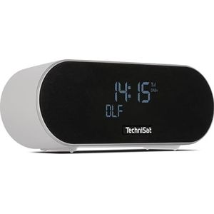 TechniSat DIGITRADIO 53 BT Hoogwaardige stereo-wekker met USB-oplaadfunctie (DAB+, FM, tijd/datumweergave, dubbel alarm, slaapstand, snooze, lichtsensor,