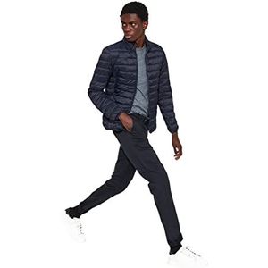 Herenbroek model Pallas Chino SW Uni Patroon Slim Dark Navy - Maat 27