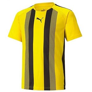 PUMA Teamliga T-shirt voor kinderen, gestreept jersey, uniseks