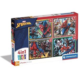 Marvel Spiderman Puzzels (4-in-1) - 12, 16, 20 en 24 stukjes