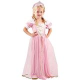 Boland 82236 - kinderkostuum Darling Princess, jurk met tule & tiara prinses, koningin & verkleding, carnaval, themafeest, Halloween