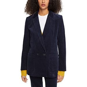 Esprit 092ee1g307 Blazer, 400/marineblauw, 40 dames, 400/marineblauw, 38, 400 / marineblauw