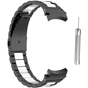 Roestvrij stalen armband, reservebandjes voor verstelbare bandjes, compatibel met Samsung Galaxy Watch4 40/44 mm Galaxy Watch 4 Classic 46 mm/42 mm