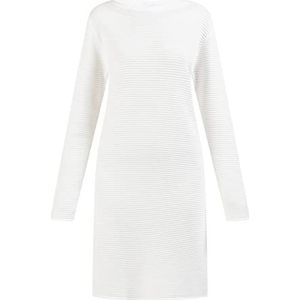 usha WHITE LABEL Robe en tricot pour femme 15624683-US05, blanc laine, taille XL/XXL, Robe en tricot, XL-XXL