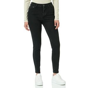 Only Onliconic Hw SK Long Ank DNM Fn Ptt dames jeans, zwart, 30 W/30 l, Zwarte jeans