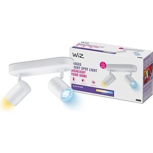 WiZ Imageo Smart plafondlamp met wifi, 2 spots, wit, app-besturing voor binnenverlichting, woonkamer en slaapkamer