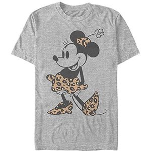 Disney Mickey & Friends Leopard Mouse Organic, Melange Grey, XL, Melange Grey