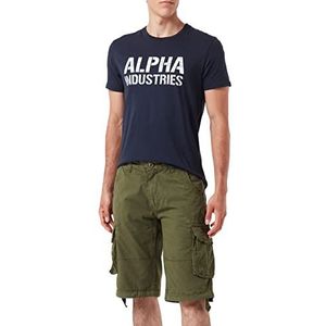 aplha industries Jetbermuda voor heren, olijf, donker, 29 W, Donkere Olijf