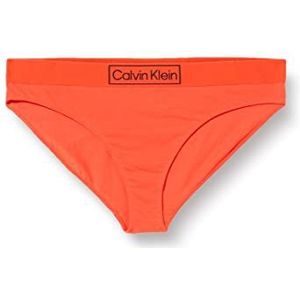 Calvin Klein Bikini (Ff) Bikinibroek voor dames, Fiesta