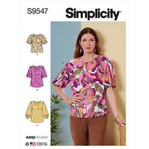 Simplicity SS9547R5 damestuniek top maat 42-44-46-48-50