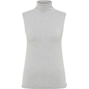 TEYLON Débardeur en tricot pour femme, Gris mélangé, XL-XXL