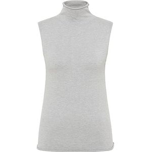 YEPA Débardeur en tricot pour femme, Gris mélangé, XL-XXL