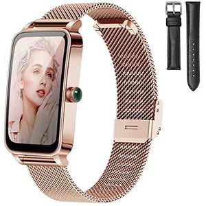 Slimme horloges voor dames, heren, BOCLOUD smartwatch met 12 sportmodi, IP68 waterdichte smartwatch met bloedzuurstof/hartslag-/slaapmonitor, fitnesstracker voor iPhone, Android-telefoon