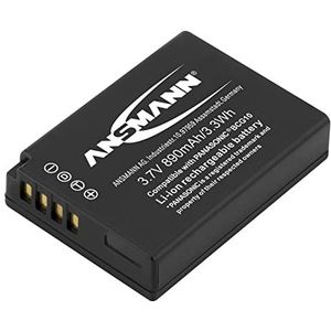 ANSMANN A-Pan BCG 10 E 3 7V/type 890mAh Li-Ion batterij / krachtige accu voor digitale camera's De perfecte reserveaccu voor Panasonic Digicam etc.