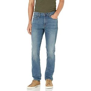 Amazon Essentials Slim fit jeans voor heren, middelblauw, vintage, 78,7 x 81,3 cm (b x l)