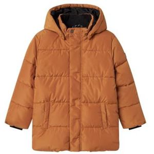 NAME IT Nkmmedow03 Solid Fo Noos jas voor jongens, Bruine suiker
