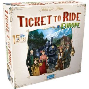 Ticket to Ride Europe 15e verjaardag - Engelstalig Bordspel