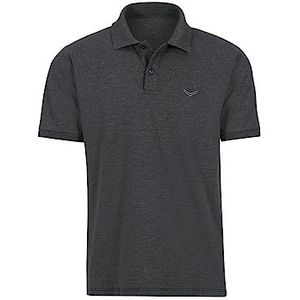 Trigema Dames poloshirt, grijs (antraciet-mix 109)
