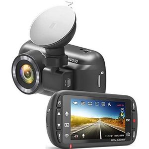 Kenwood DRV-A301W Full HD dashcam met 3-assige G-sensor, GPS en Wireless Link, incl. 16GB Micro SD-kaart