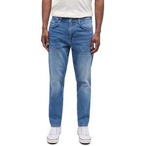MUSTANG Heren Jeans Denver Cropped Middelblauw 584 32W/30L, middenblauw 584