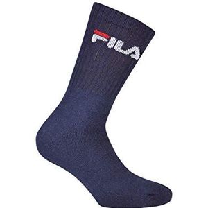 Fila F9505 Sokken voor volwassenen, verpakking van 6 stuks, marineblauw